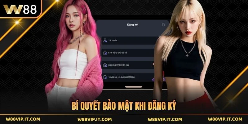 Bí quyết bảo mật khi đăng ký
