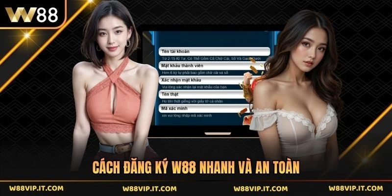Cách đăng ký W88 nhanh và an toàn